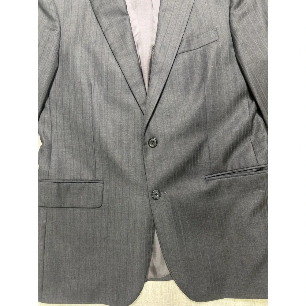 VTG Brooks Brothers 2 Button Blazer Mens 40R Black  100% Wool Jacket Made In USA
